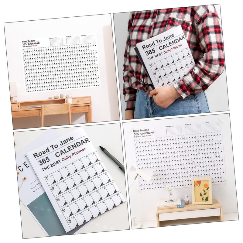 2024 Multipurpose Wall Calendar 365 Day Decorative Planner Poster For Home And Office - Image 4