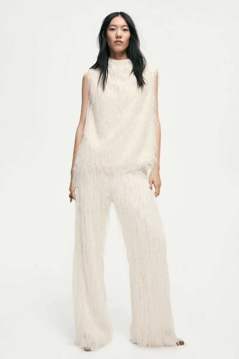 H&M Fringed trousers
