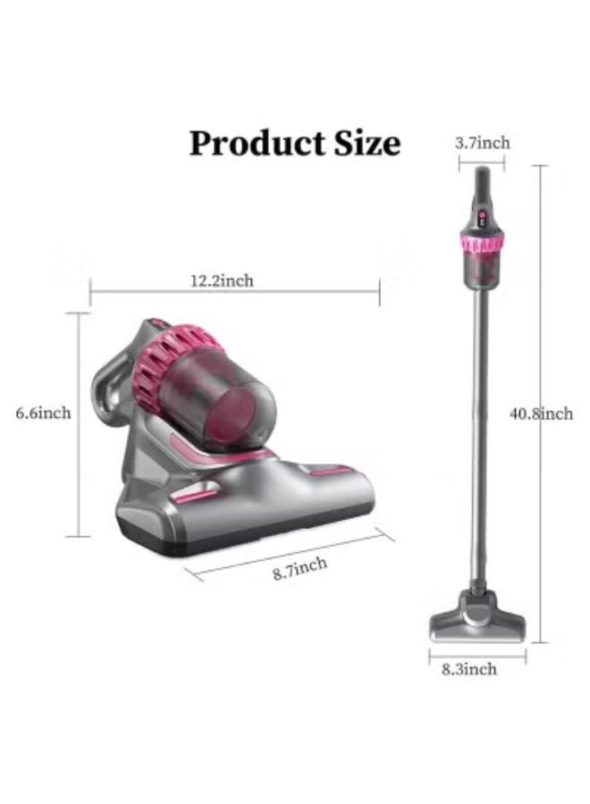 Cordless 4-in-1 Vacuum Cleaner with 10000Pa Suction Power – UV Mite Remover & Advanced HEPA Filtration – Stick & Handheld Vacuum for Home, Car, Sofa, Carpet, Mattress & Pet Hair – Lightweight, Rechargeable, Ultra Quiet Design - Image 4