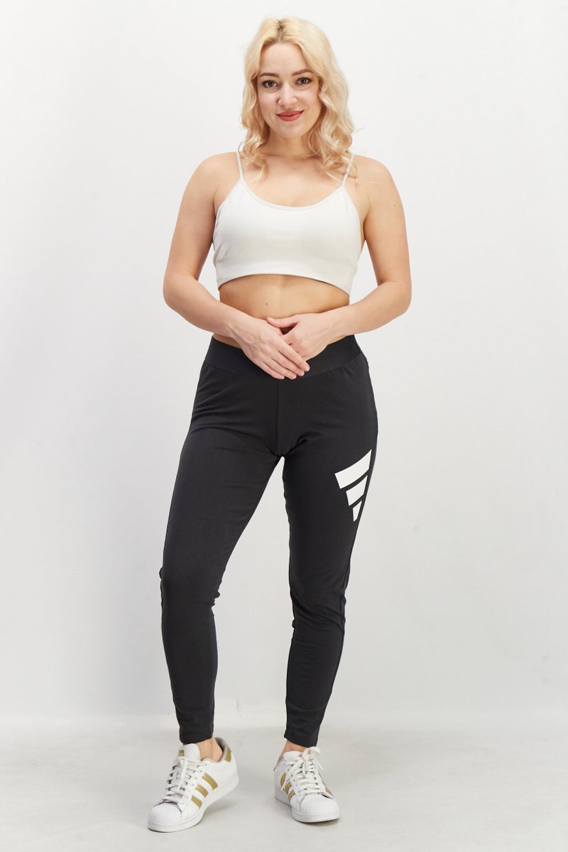 Adidas ليغينغز تدريب رياضية للنساء، رمادي - Image 2