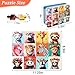 MZZOTOY Beautiful Wild Animals Puzzles for Kids Ages 48 100 Pieces Jigsaw Puzzles for Kids Ages 35 Puzzle for Girls and Boys Learning Educational Puzzles Toys in a Metal Box - Image 4