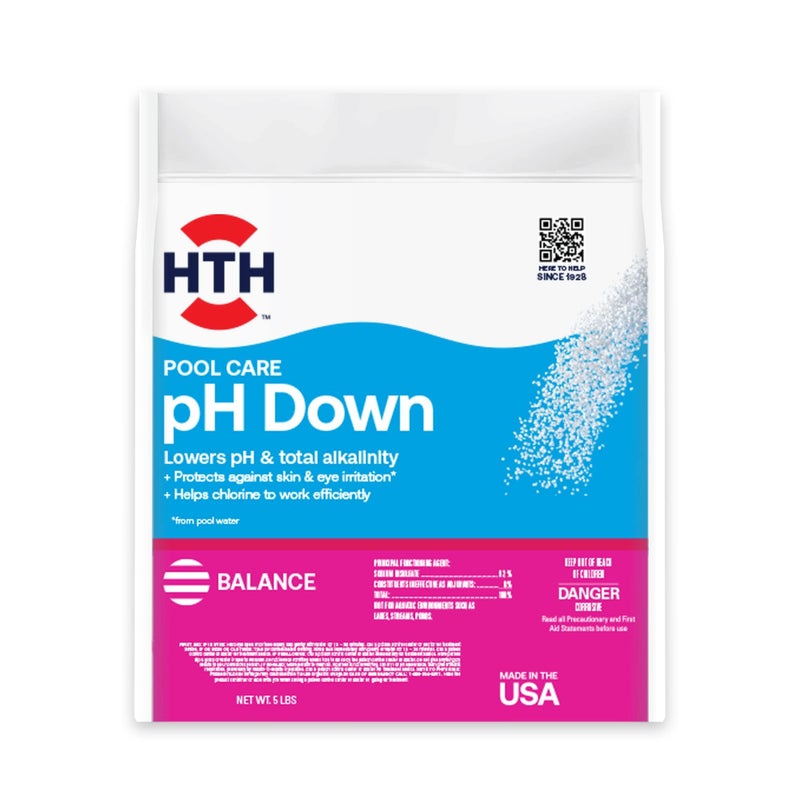HTH للعناية بالحمامات خافض pH كيميائي حمام السباحة 5 أرطال - Image 2