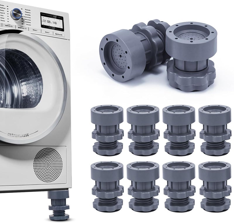 HURRYSHOPPY HURRYSHOPPY Washing Machine AntiVibration Pads Adjustable AntiSlip Furniture Isolators Universal Washer Rubber Feet Pads 4 Pcs  - Image 1