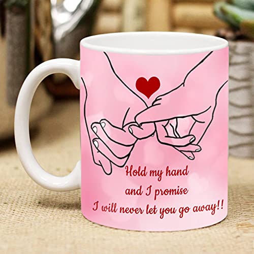 ME  YOU ME & YOU Romantic Gift for Wife/Husband/Girlfriend/Boyfriend | Printed Coffee Mug for Birthday, Anniversary Coffee Mug Gifts, Valentine's Day Gift for Someone Special (325 Ml) - Image 1