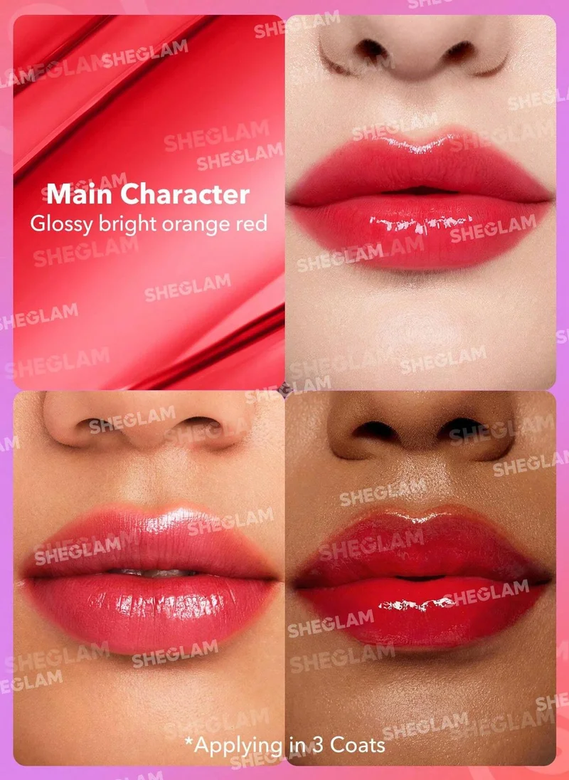 SHEGLAM SG SHEGLAM Mirror Kiss High-Shine Lipstick-Main Character