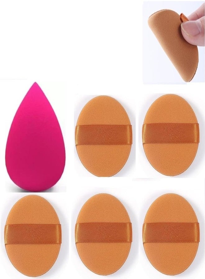 Gonegal Powder Puff Cosmetic Foundation Foam Puff Soft Cotton Sponge for Women and Men Face Neck Makeup Round Sponge With Makeup Blender Puff - Image 2