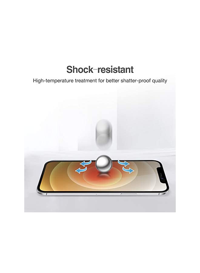 Procases [2 Pack] ProCase iPhone 12 Pro/iPhone 12 (6.1 inch 2020) Privacy Screen Protector, Anti-Spying Dark Tempered Glass Screen Film Guard, iPhone 12 Pro 5G Screen Protector - Image 5