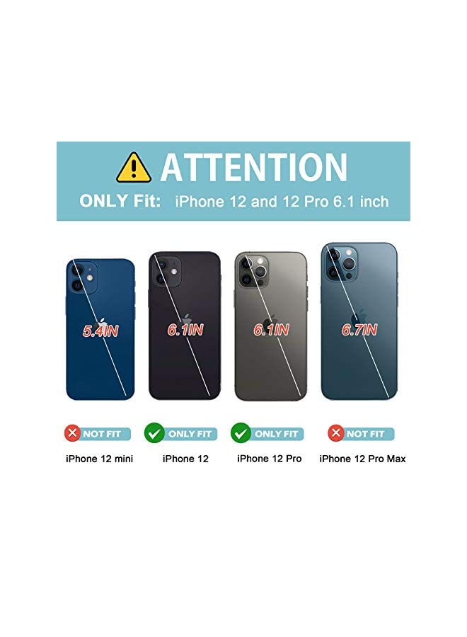 Procases [2 Pack] ProCase iPhone 12 Pro/iPhone 12 (6.1 inch 2020) Privacy Screen Protector, Anti-Spying Dark Tempered Glass Screen Film Guard, iPhone 12 Pro 5G Screen Protector - Image 2