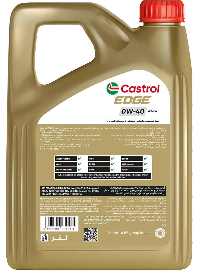 Castrol EDGE 0W-40 (4L) - Image 2