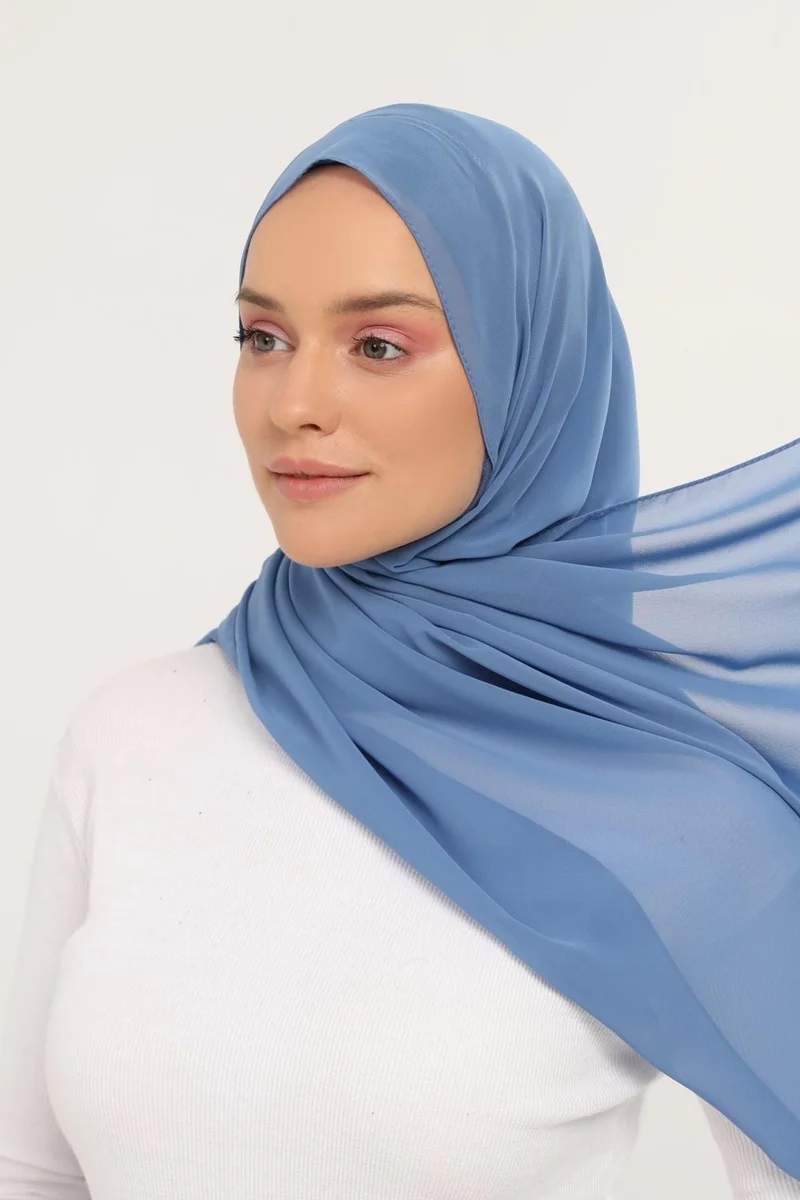 التوبة Ready Luxury Practical Hijab Chiffon Shawl