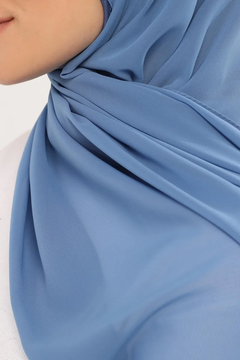 التوبة Ready Luxury Practical Hijab Chiffon Shawl