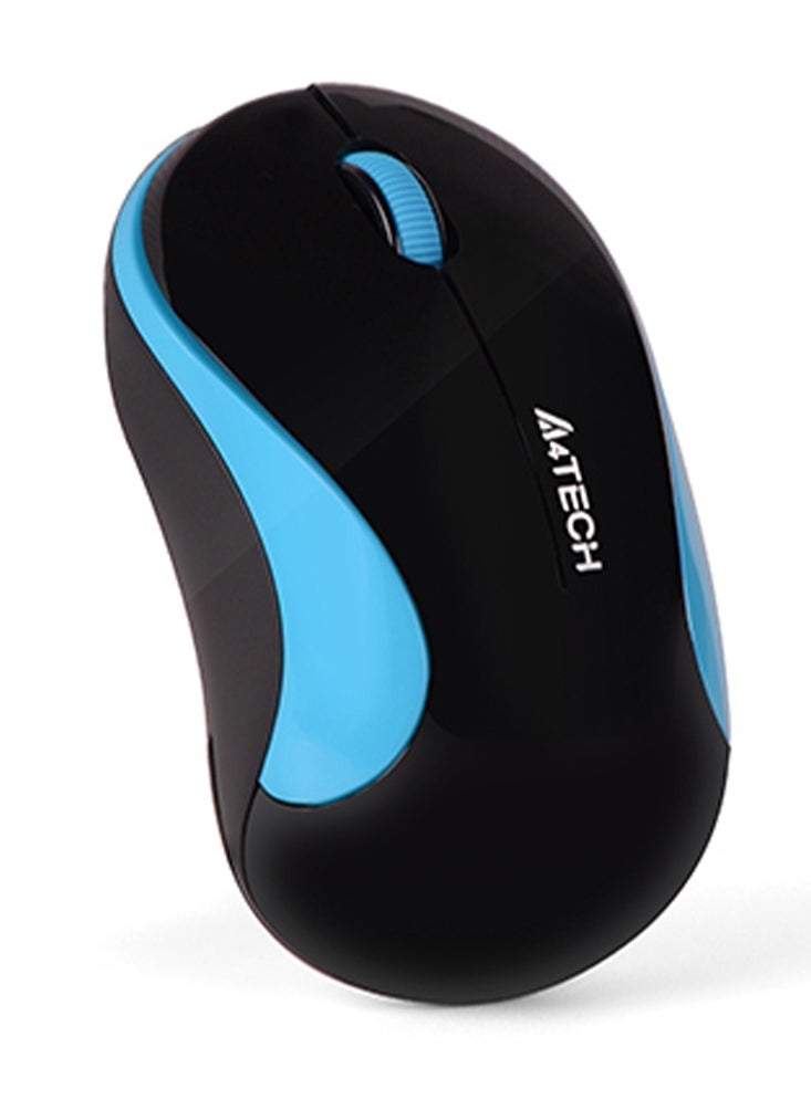 إيه 4 تيك - ماوس ميني لاسلكي لأجهزة الكمبيوتر المحمولة G3-270، 2.4 جيجا هرتز V-Track Mouse 1000 نقطة في البوصة، مسافة تصل إلى 10-15 متر، تتغير البطارية بهندسة موفرة للطاقة، بصري - Image 1