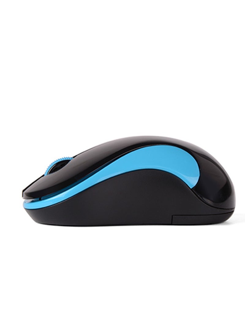 إيه 4 تيك - ماوس ميني لاسلكي لأجهزة الكمبيوتر المحمولة G3-270، 2.4 جيجا هرتز V-Track Mouse 1000 نقطة في البوصة، مسافة تصل إلى 10-15 متر، تتغير البطارية بهندسة موفرة للطاقة، بصري - Image 1