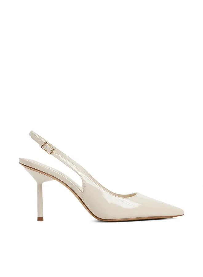 Seralina Ladies Beige Heeled Shoes