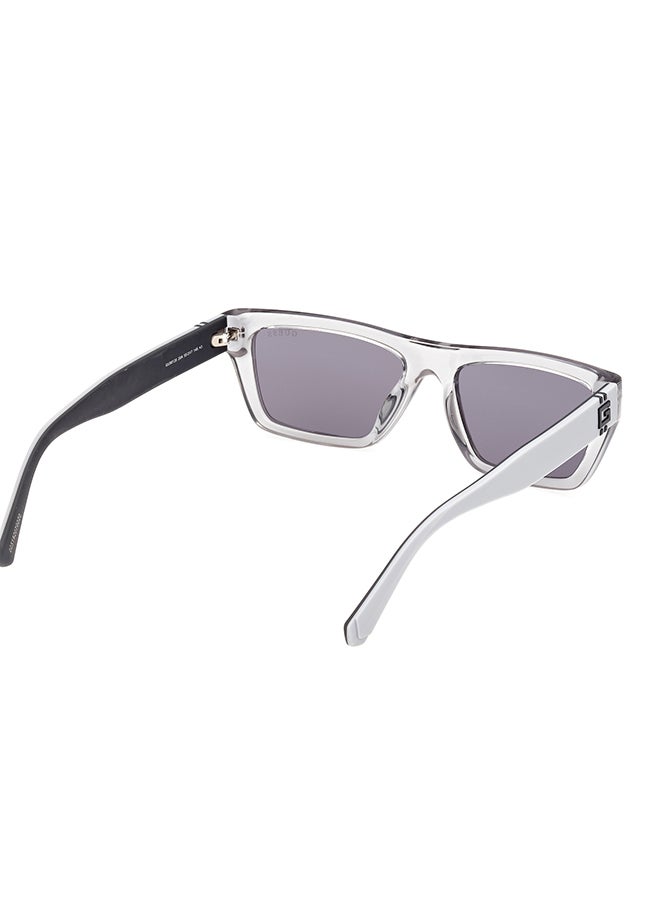 GUESS نظارات شمسية مستطيلة للرجال بحماية من الأشعة فوق البنفسجية - GU0012020A55 - حجم العدسة: 55 مم - Image 5