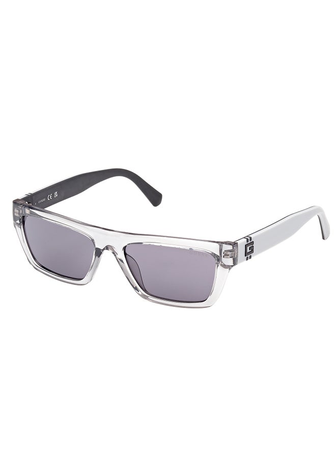 GUESS نظارات شمسية مستطيلة للرجال بحماية من الأشعة فوق البنفسجية - GU0012020A55 - حجم العدسة: 55 مم - Image 1