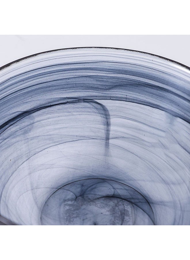 DANUBE HOME Youthful Bite Glass Bowl – Elegant Clear Glass Serving Bowl, Durable and Stylish, Perfect for Salads, Desserts, Snacks, Dishwasher Safe, Ideal for Home and Kitchen Use 18x18x6.8 cm -Black - Image 2