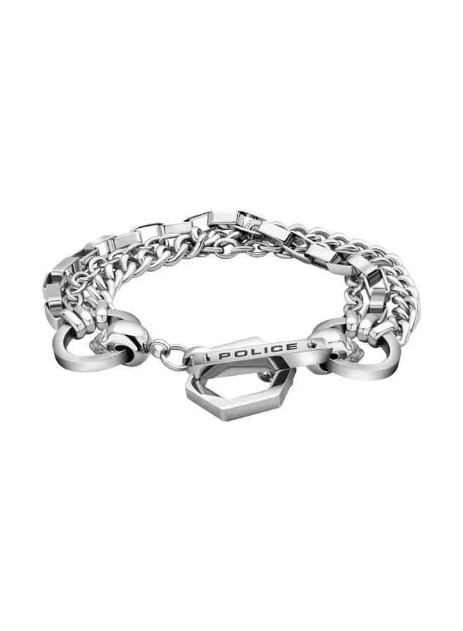 بوليس Jama Silver Multi Chain Bracelet for Women's