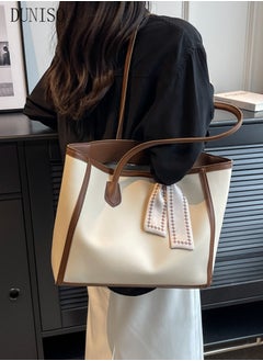 DUNISO Women's Shoulder Tote Bag Faux Leather Handbag for Women Large Capacity Messenger Fashionable Travel Shoulder Bag for Ladies Girls College Students  - Image 1