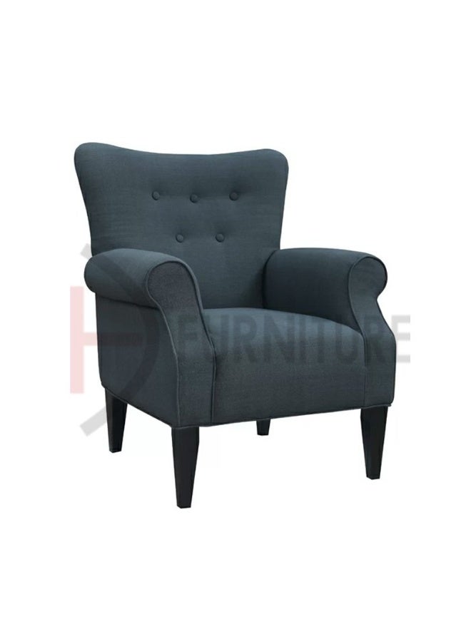 DIVINE FURNITURE Bedroom Button Tufted Armchair - Image 1