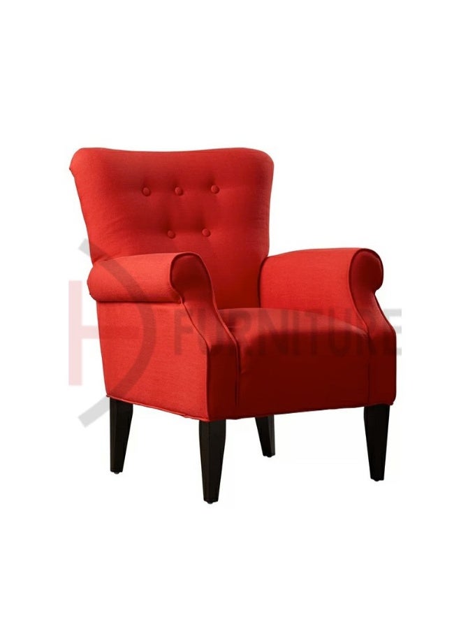 DIVINE FURNITURE Bedroom Button Tufted Armchair - Image 5