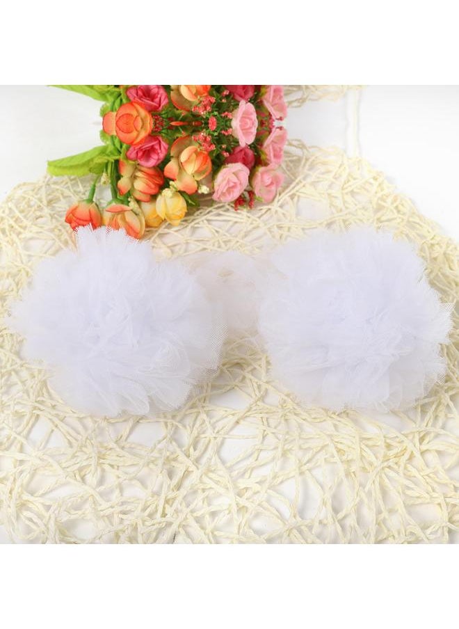 Thoraya Baby Bed Mosquito Net Hanging Flower Ball Crib Accessories Wall Pendant Decor(White)  - Image 4