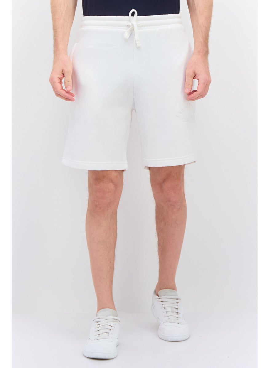 Blank Essentials - Men Brand Logo Solid Short, White - Image 1
