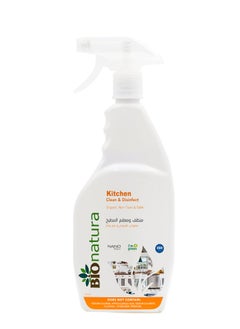 BioNatura Organic Kitchen Cleaner, Antibacterial, Biodegradable, Natural & Non toxic 750ml  - Image 1