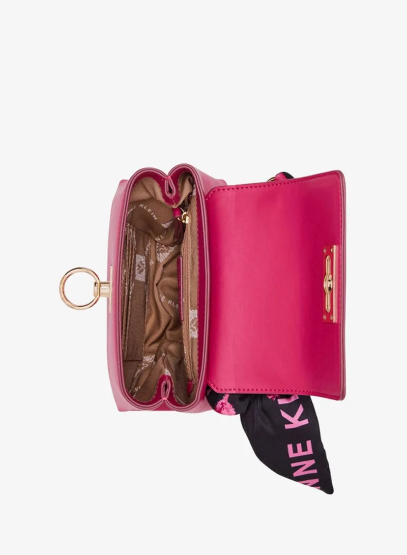 ANNE KLEIN Anne Klein Scarf Detail Top Handle Bag