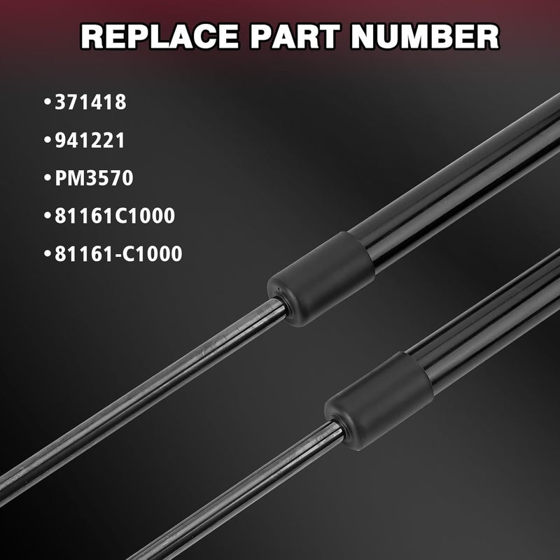 ZONFANT Front Hood Lift Supports for Hyundai Sonata - Image 3