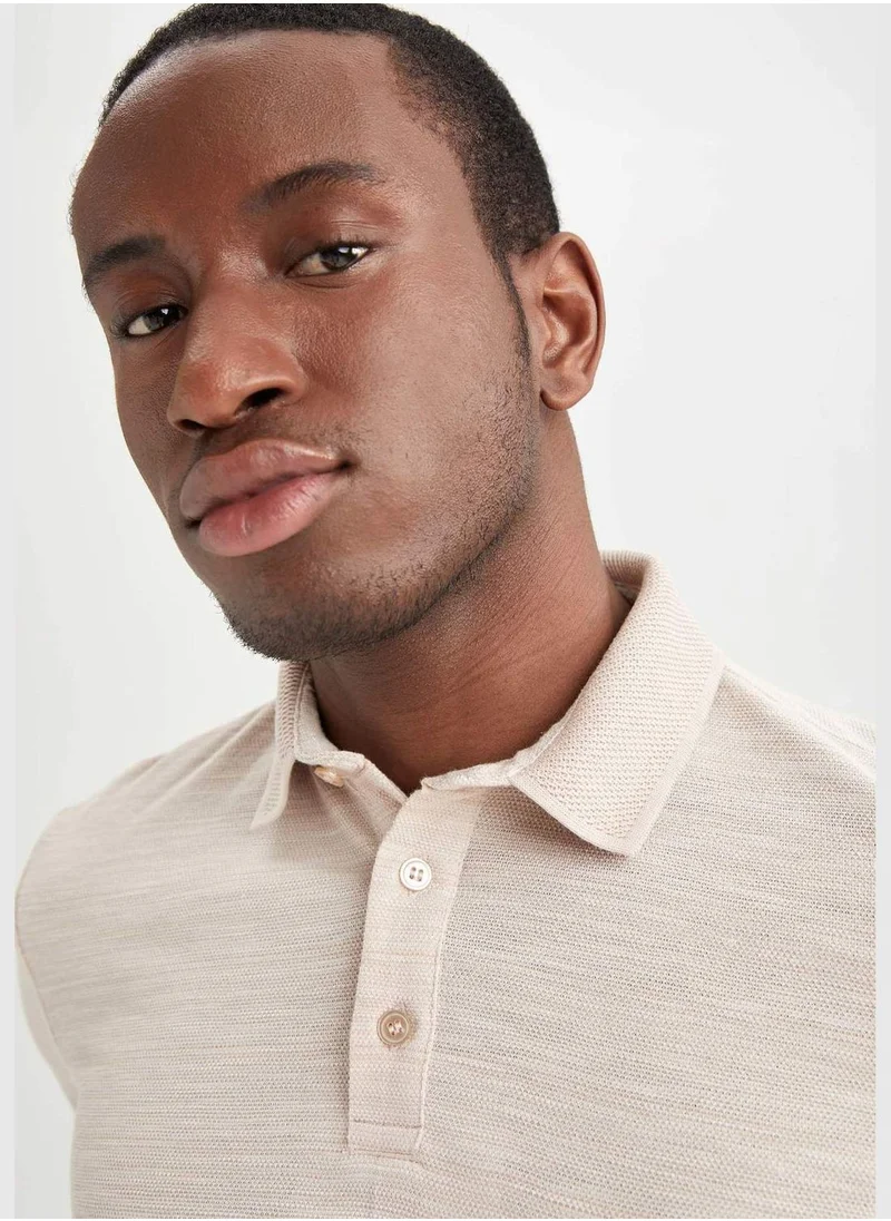 DeFacto Slim Fit Polo Collar Polo T-Shirt