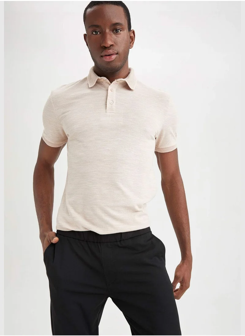 DeFacto Slim Fit Polo Collar Polo T-Shirt