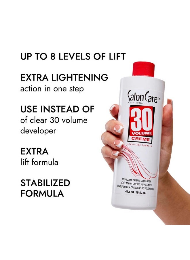 Salon Care - Salon Care 30 Volume Creme Developer 16 Oz - Image 1