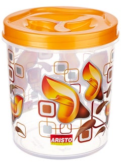 Aristo Aristo Store Queen666 Air-Tight Storage Container For Kitchen, Plastic Jar For Storing Spices, Snacks, Grains, Dals 3400 ml,Tranparent  - Image 1