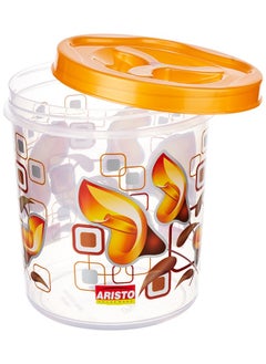 Aristo Aristo Store Queen666 Air-Tight Storage Container For Kitchen, Plastic Jar For Storing Spices, Snacks, Grains, Dals 3400 ml,Tranparent  - Image 2
