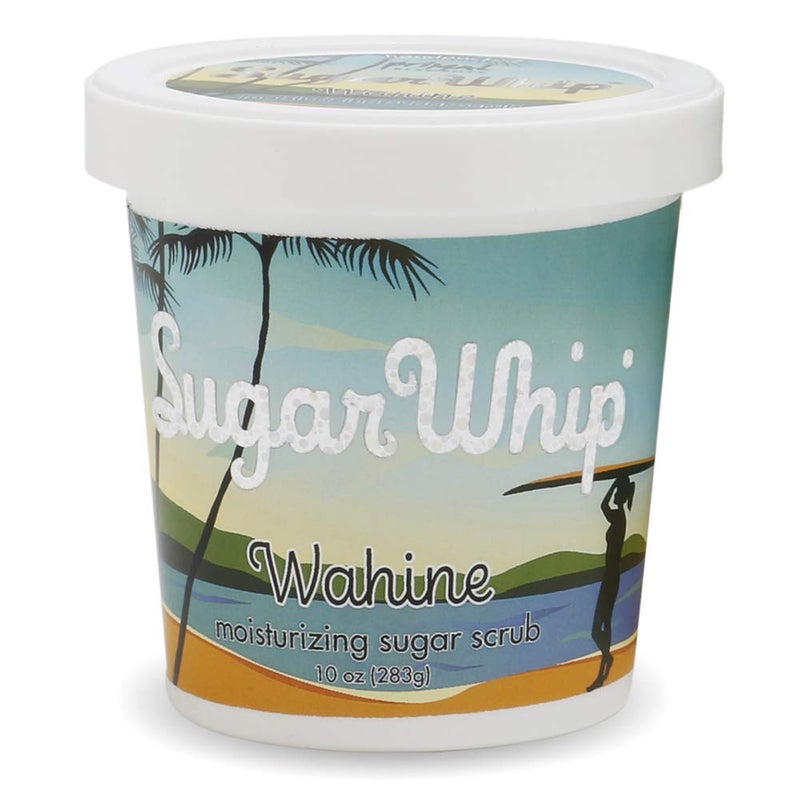 Primal Elements Sugar Whip Exfoliating Sugar Scrub Body Cleanser and Moisturizer  Wahine 10 oz Package