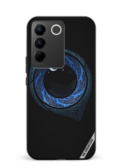 Protective Case Cover For Vivo V27 Pro Moonlight Design Multicolour
