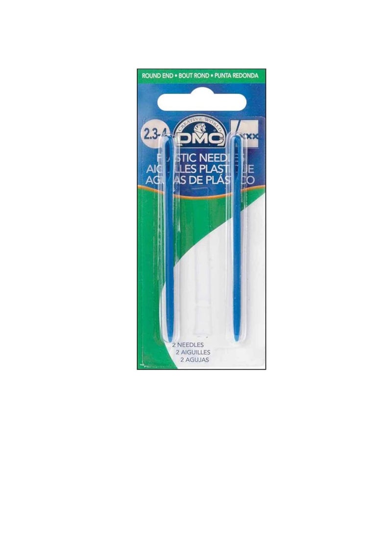DMC Plastic Hand Needles 2.75 inch 2/pkg - Image 1