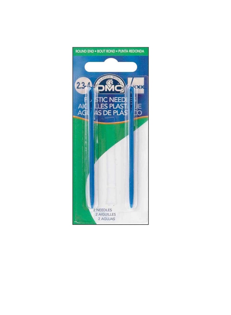 DMC Plastic Hand Needles 2.75 inch 2/pkg - Image 2