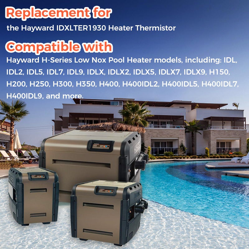 Lemfema IDXLTER1930 Heater Thermistor Compatible with Hayward H-Series Low Nox Pool Heater Models Thermistor - Image 5