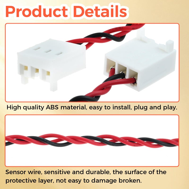 Lemfema IDXLTER1930 Heater Thermistor Compatible with Hayward H-Series Low Nox Pool Heater Models Thermistor - Image 3