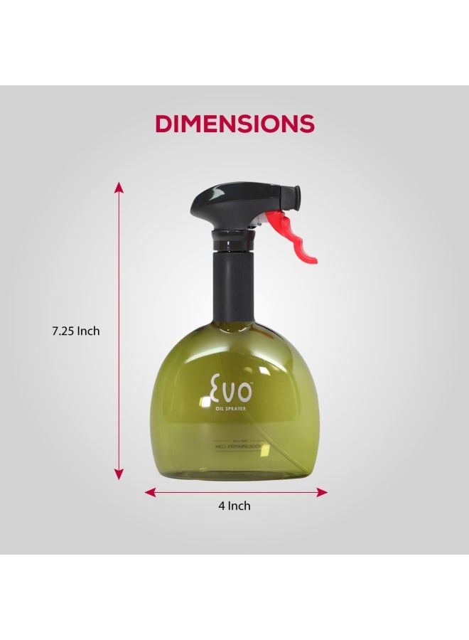 Evo Oil Sprayer Evo Oil Sprayer Mini NonAerosol for Olive Oil Cooking Oils and Vinegars Green 8Ounce Capacity Set of 2  - Image 5