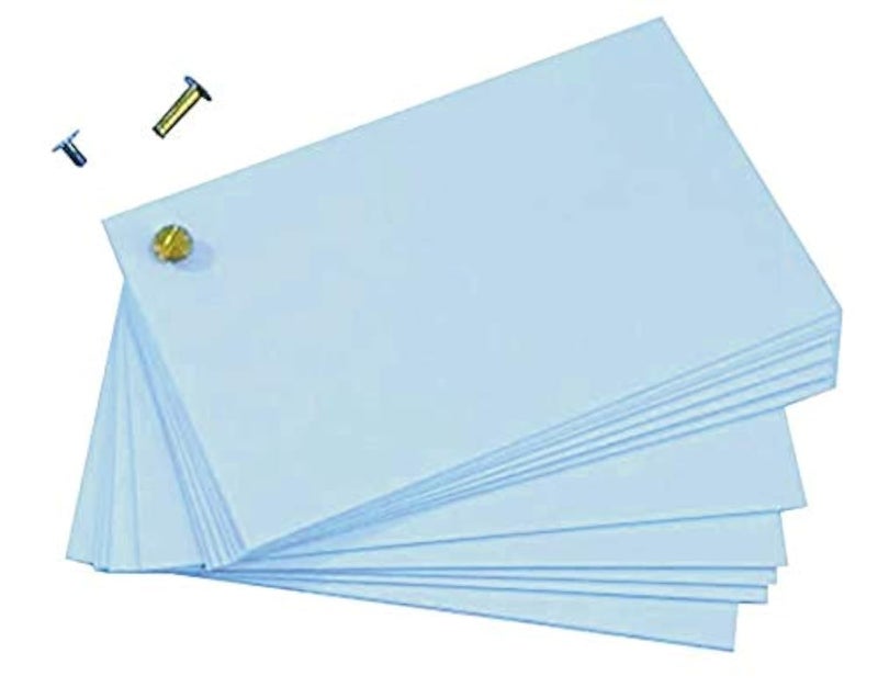 IMPRINT Punched Card Stock, Index Cards 3"x 5" White, 200 in This Package - Image 1
