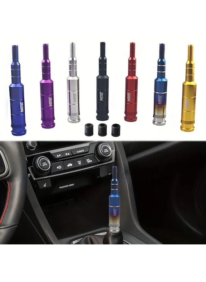 Red JDM Manual Transmission Gear Shift Lever Extension Rod Car Modification - Image 2