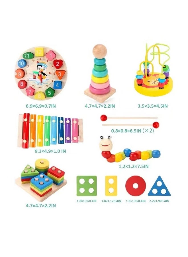 Jamal Montessori Wooden Toys Set (6pcs) For Kids Ages 3–6 – Preschool Educational Learning Toy For Boys & Girls, Birthday Gift - Image 5