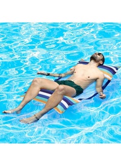 FindUWill Pool Hammock Floats Xl 2Pack Inflatable Water Hammocks Floaties 4 In 1 (Saddle Lounge Chair Hammock Drifter) Pool Float Lounger For Adults  - Image 5