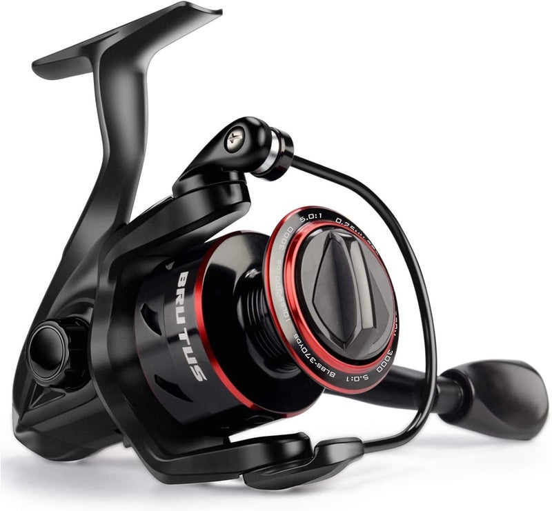 Kastking Brutus Spinning Reel, Freshwater Spinning Fishing Reels, Graphite Frame, CNC Aluminum Spool, 5.2:1 Gear Ratio, 4+1 Ball Bearings - Image 1