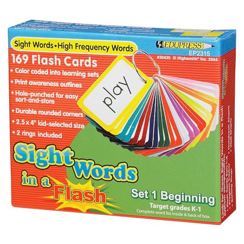 Edupress Sight Words in A Flash (Set 1) - Image 1