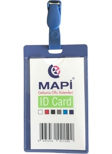 MAPi PP Clip Vertical Card Bag Black 5 Pack Blister 