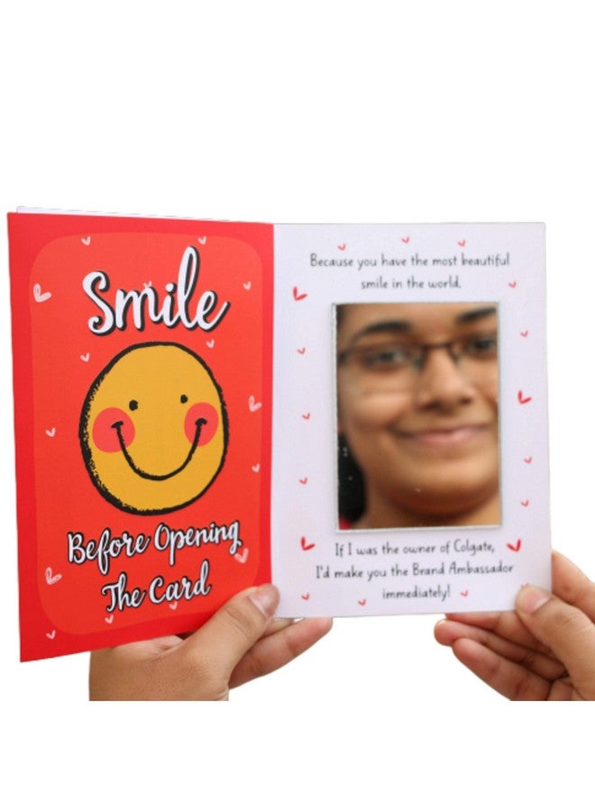Oye Happy Emoji Face Greeting Card ,Cute and Cheesy Card for Birthday-1Piece - Image 2